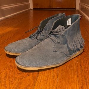 Oliberte Fringed Hand Crafted (in Africa) Chukka Boot Genuine Suede (LIKE NEW)